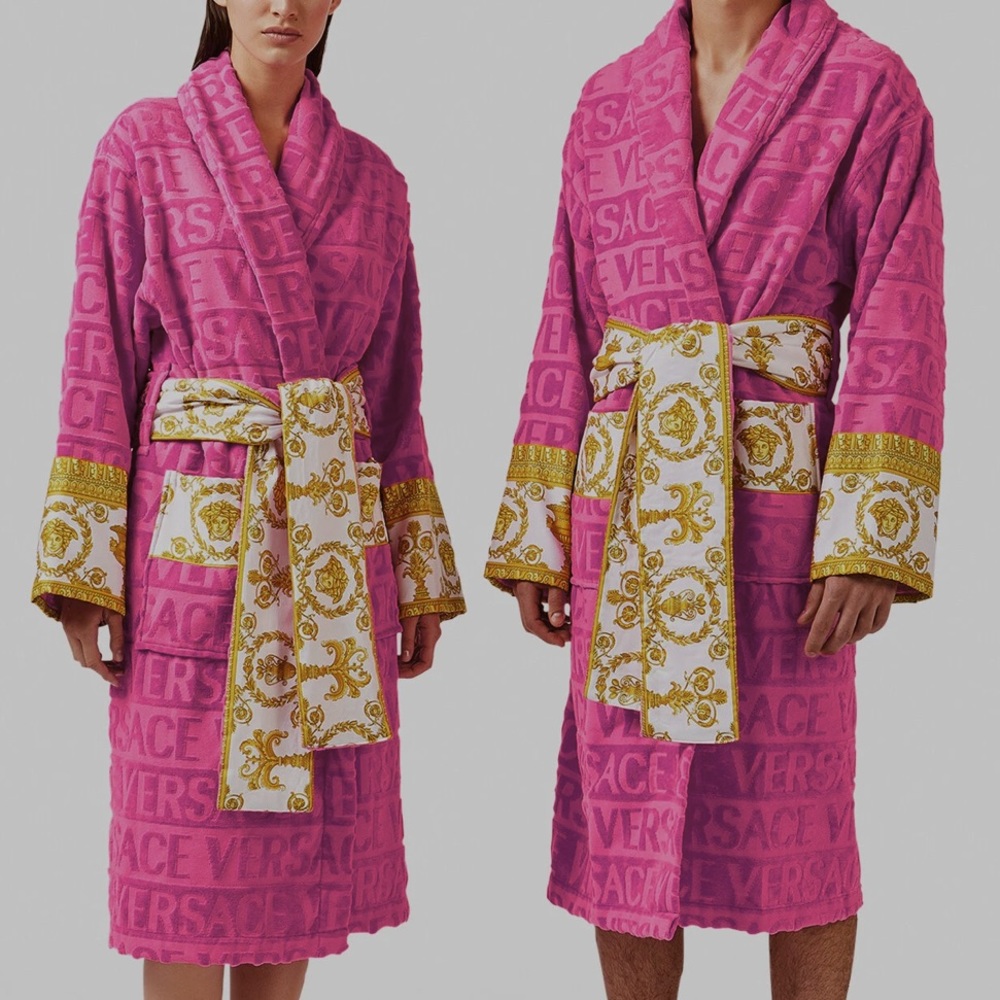 Pink Versace Robe